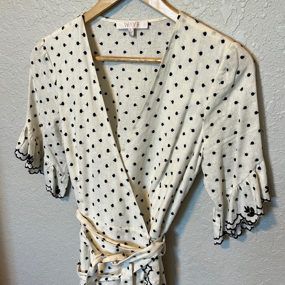 Wayf wrap dress